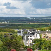 Hotel vanuit de lucht